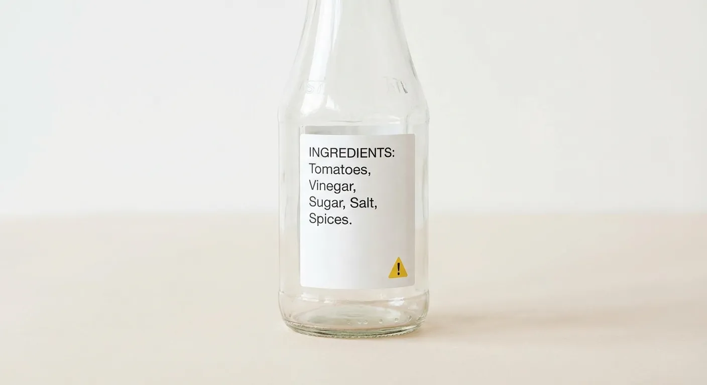 Heinz Ketchup - seed oil ingredient breakdown